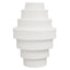 Hamilton Interiors Living Fabia White Large Step Design Vase House of Isabella UK