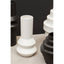 Hamilton Interiors Living Fabia White Ribbed Vase House of Isabella UK
