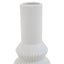Hamilton Interiors Living Fabia White Ribbed Vase House of Isabella UK