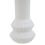 Hamilton Interiors Living Fabia White Ribbed Vase House of Isabella UK