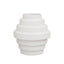 Hamilton Interiors Living Fabia White Small Step Design Vase House of Isabella UK