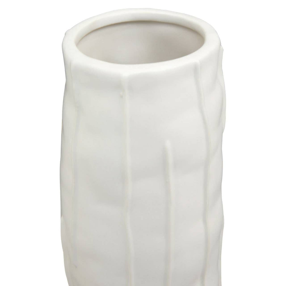 Hamilton Interiors Living Fara White Large Vase House of Isabella UK