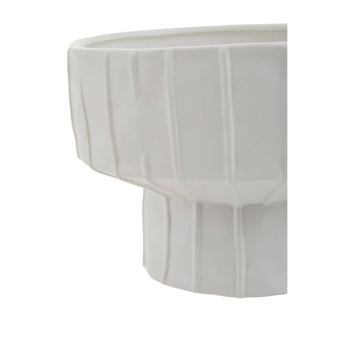 Hamilton Interiors Living Fara White Vase House of Isabella UK