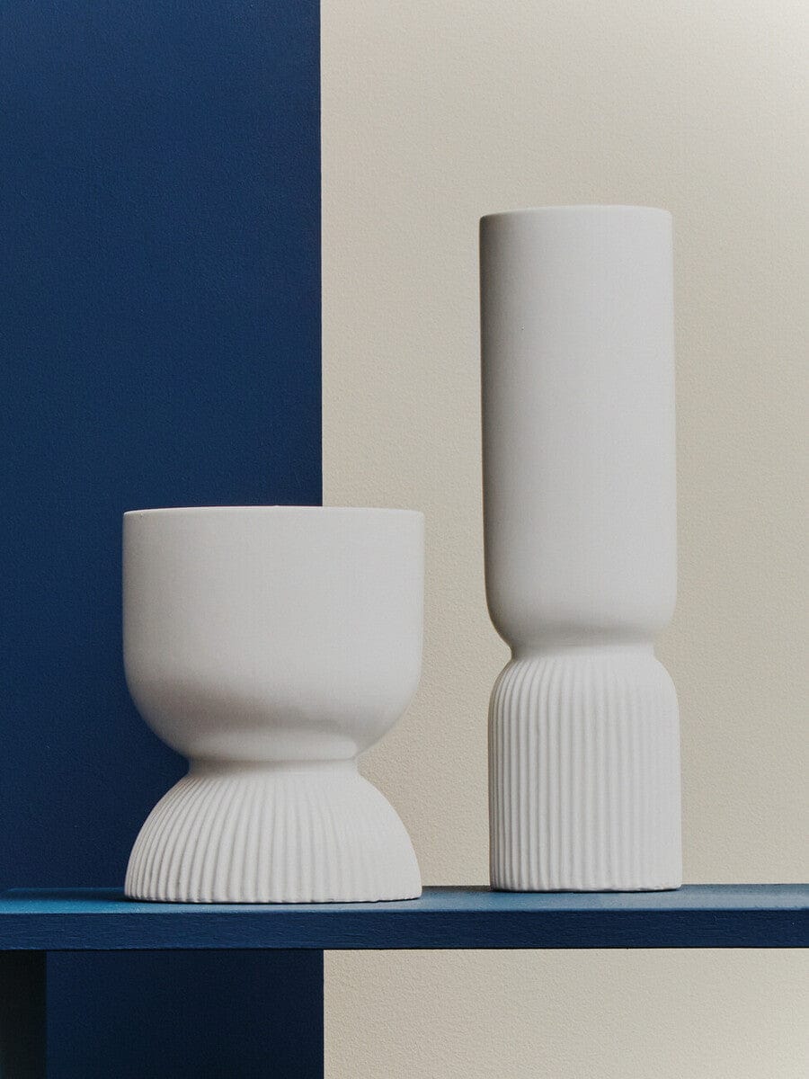 Hamilton Interiors Living Fia White Vase House of Isabella UK