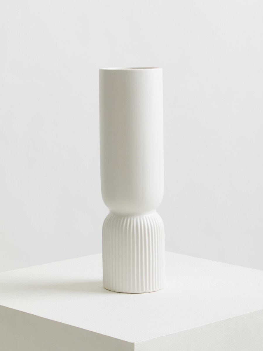 Hamilton Interiors Living Fia White Vase House of Isabella UK