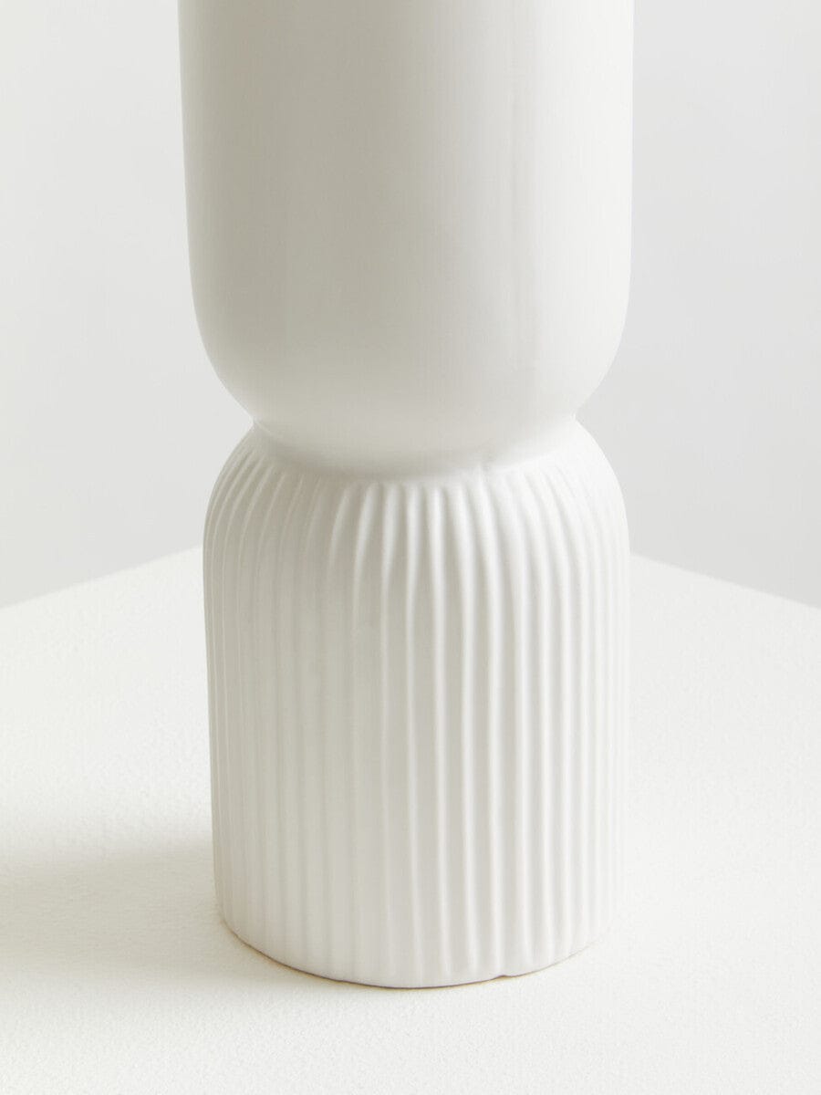 Hamilton Interiors Living Fia White Vase House of Isabella UK