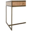 Hamilton Interiors Living Grenoble Oak Veneer 2 Drawer Desk House of Isabella UK