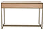 Hamilton Interiors Living Grenoble Oak Veneer 2 Drawer Desk House of Isabella UK