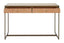 Hamilton Interiors Living Grenoble Oak Veneer 2 Drawer Desk House of Isabella UK