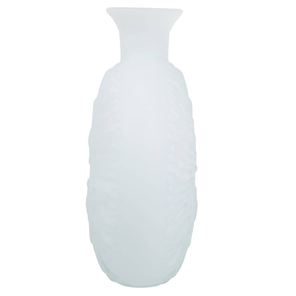 Hamilton Interiors Living Hadia Matte White Glass Vase House of Isabella UK