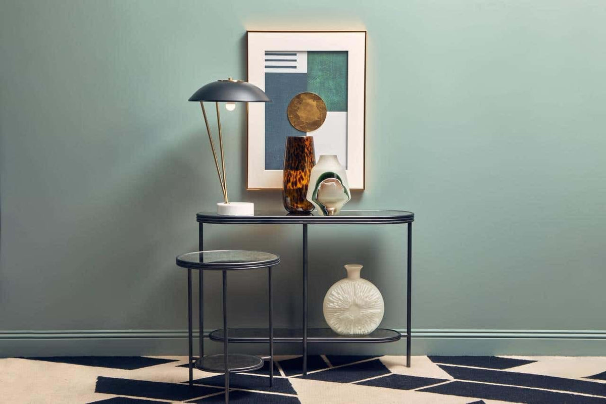 Hamilton Interiors Living Hadia Matte White Glass Vase House of Isabella UK