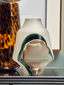 Hamilton Interiors Living Hakan Glass Vase with Marbled Design House of Isabella UK