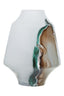 Hamilton Interiors Living Hakan Glass Vase with Marbled Design House of Isabella UK