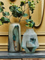 Hamilton Interiors Living Hakan Glass Vase with Marbled Design House of Isabella UK