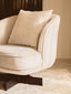 Hamilton Interiors Living Hale Cream Velvet Swivel Chair House of Isabella UK