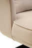 Hamilton Interiors Living Hale Cream Velvet Swivel Chair House of Isabella UK