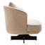 Hamilton Interiors Living Hale Cream Velvet Swivel Chair House of Isabella UK