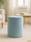 Hamilton Interiors Living Haley Blue Velvet Pouffe House of Isabella UK