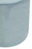 Hamilton Interiors Living Haley Blue Velvet Pouffe House of Isabella UK