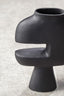 Hamilton Interiors Living Hapax Abstract Large Black Vase House of Isabella UK