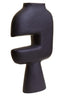 Hamilton Interiors Living Hapax Abstract Large Black Vase House of Isabella UK