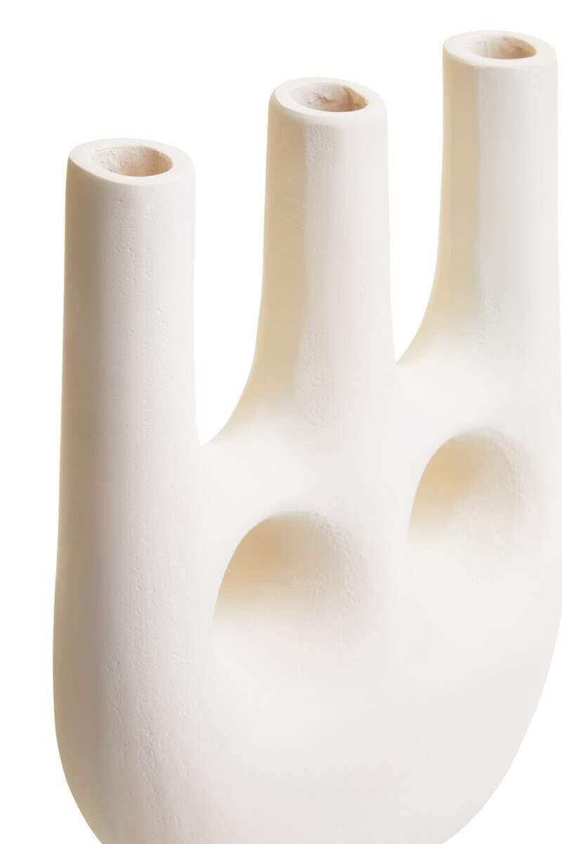 Hamilton Interiors Living Hapax Large Cream Vase House of Isabella UK