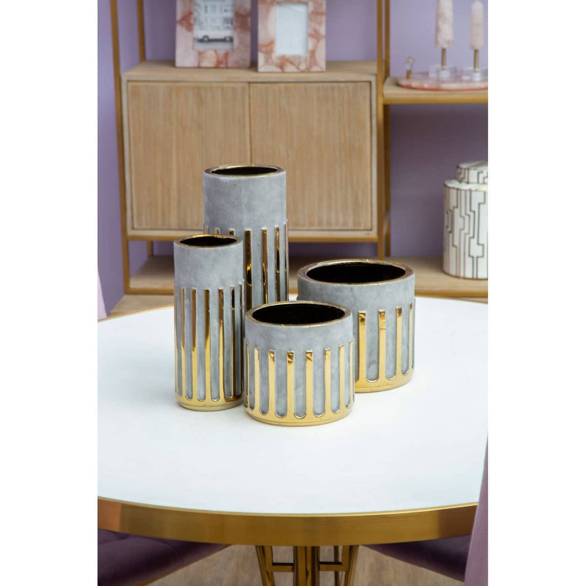 Hamilton Interiors Living Harlie Large Ceramic Vase House of Isabella UK