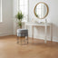 Hamilton Interiors Living Hayes Cage Frame Velvet Stool House of Isabella UK