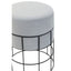 Hamilton Interiors Living Hayes Cage Frame Velvet Stool House of Isabella UK