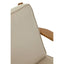 Hamilton Interiors Living Hector Natural Linen and Oak Wood Armchair House of Isabella UK