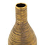 Hamilton Interiors Living Hermosa Gold Small Ceramic Bottle Vase House of Isabella UK