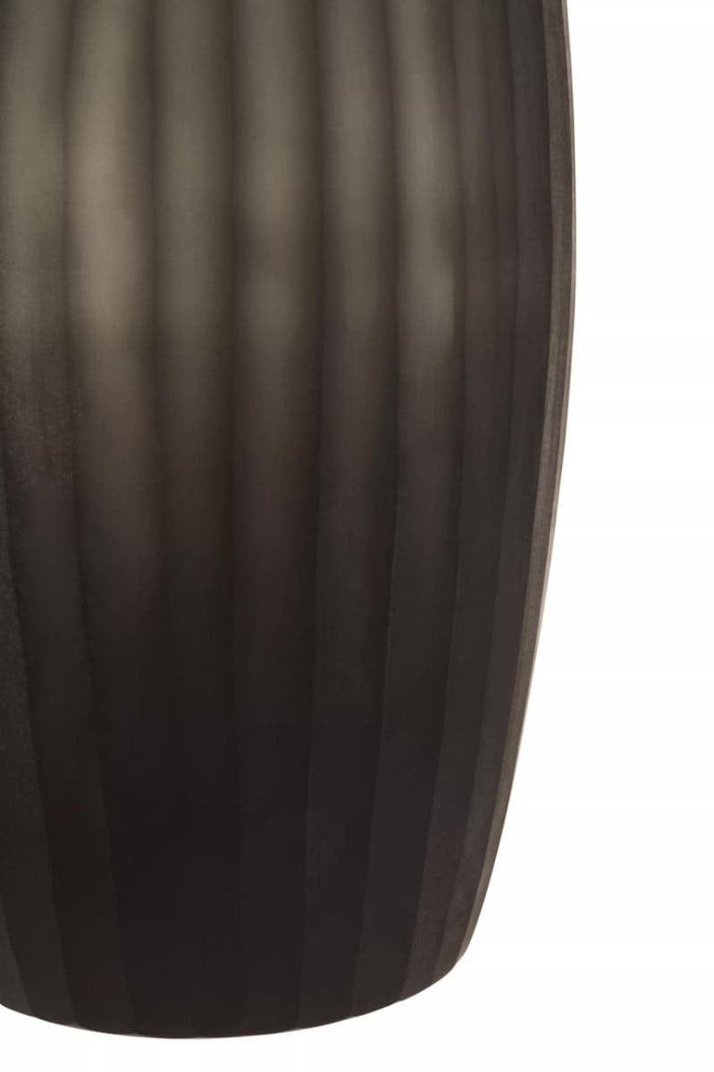 Hamilton Interiors Living Hessa Small Dark Grey Glass Vase House of Isabella UK