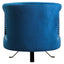 Hamilton Interiors Living Hestia Blue Velvet Swivel Chair House of Isabella UK