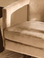 Hamilton Interiors Living Hestia Mink Velvet Swivel Chair House of Isabella UK
