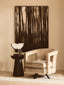 Hamilton Interiors Living Hestia Mink Velvet Swivel Chair House of Isabella UK