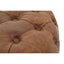 Hamilton Interiors Living Hoxton Tufted Leather Round Ottoman House of Isabella UK