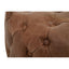 Hamilton Interiors Living Hoxton Tufted Leather Round Ottoman House of Isabella UK