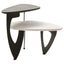 Hamilton Interiors Living Imperia 2 Tier Small Asymmetrical Ceramic Coffee Table House of Isabella UK