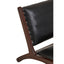 Hamilton Interiors Living Inca Genuine Black Leather Lounge Chair House of Isabella UK