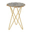 Hamilton Interiors Living Jaipur Side Table with Agate Top House of Isabella UK
