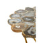 Hamilton Interiors Living Jaipur Side Table with Agate Top House of Isabella UK