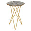 Hamilton Interiors Living Jaipur Side Table with Agate Top House of Isabella UK