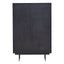 Hamilton Interiors Living Jakara Black Finish Cabinet House of Isabella UK