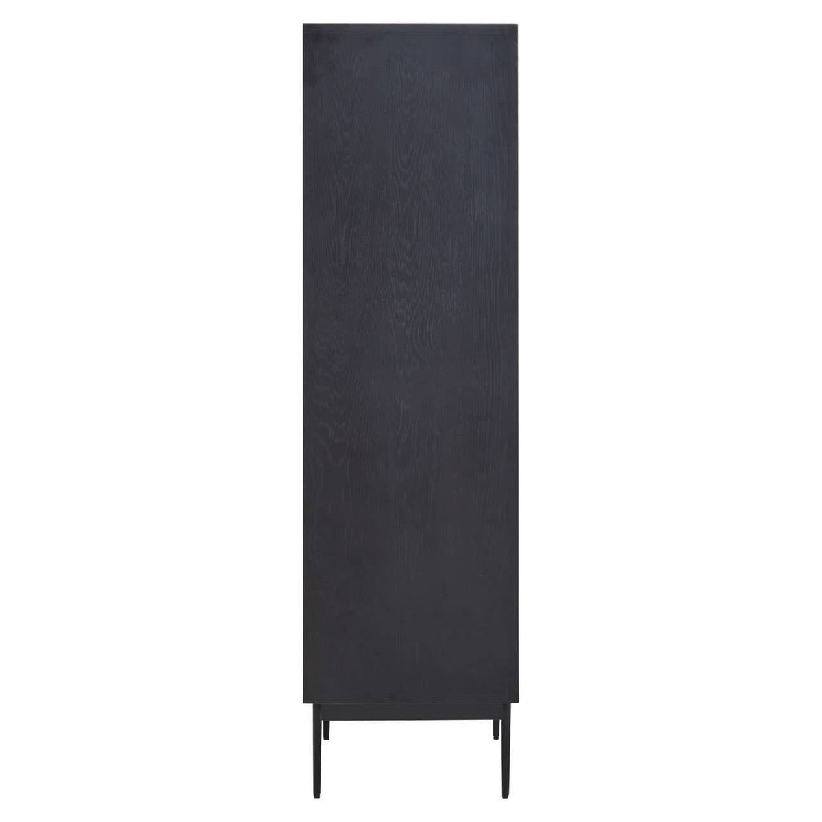 Hamilton Interiors Living Jakara Black Finish Cabinet House of Isabella UK