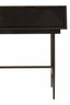 Hamilton Interiors Living Jakara Black Finish Console Table with 2 Drawers House of Isabella UK