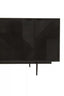 Hamilton Interiors Living Jakara Black Finish Sideboard with 4 Doors and 3 Drawers House of Isabella UK
