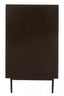 Hamilton Interiors Living Jakara Black Finish Sideboard with 4 Doors and 3 Drawers House of Isabella UK