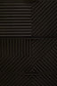 Hamilton Interiors Living Jakara Black Finish Sideboard with 4 Doors and 3 Drawers House of Isabella UK