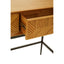 Hamilton Interiors Living Jakara Natural Finish Console Table with 2 Drawers House of Isabella UK