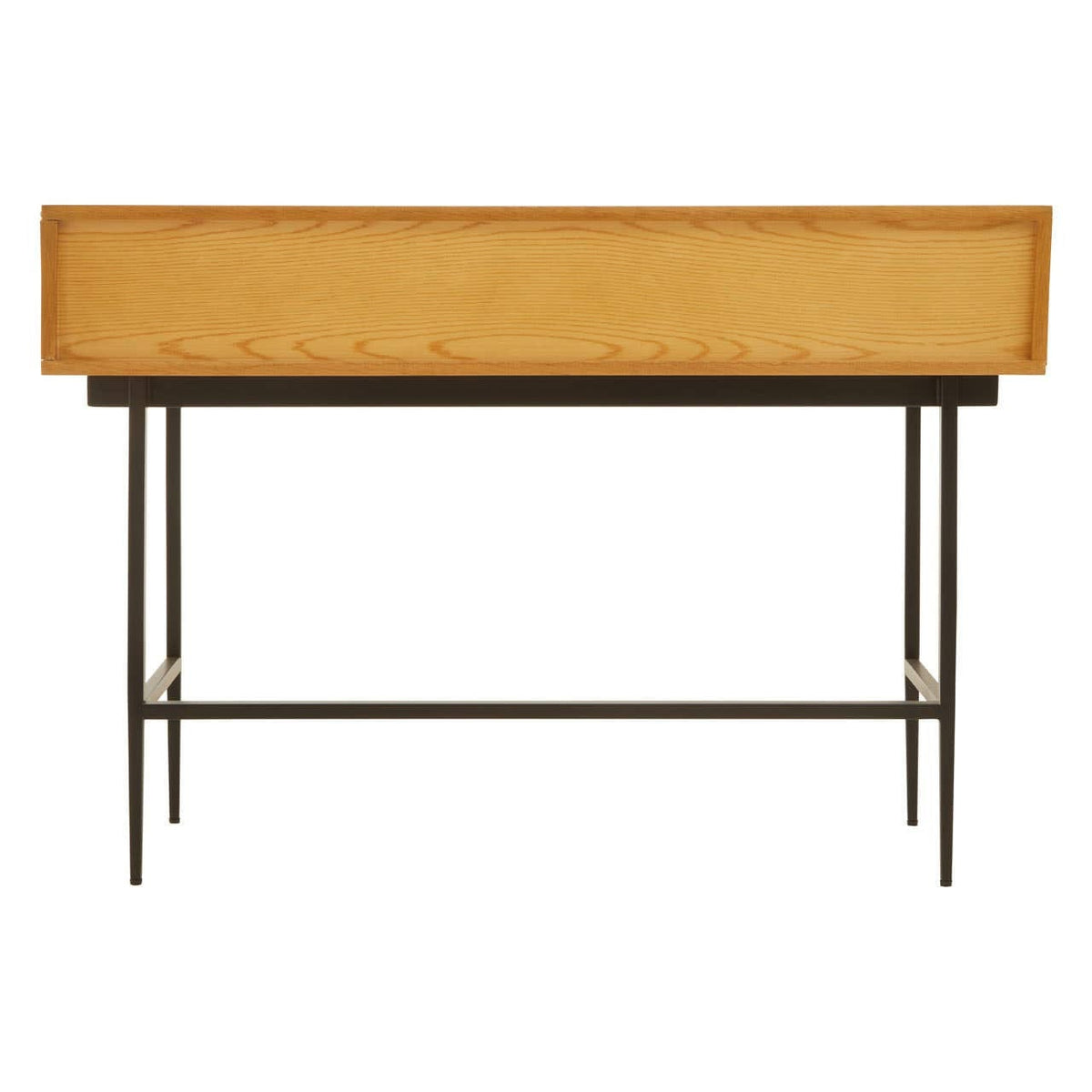 Hamilton Interiors Living Jakara Natural Finish Console Table with 2 Drawers House of Isabella UK
